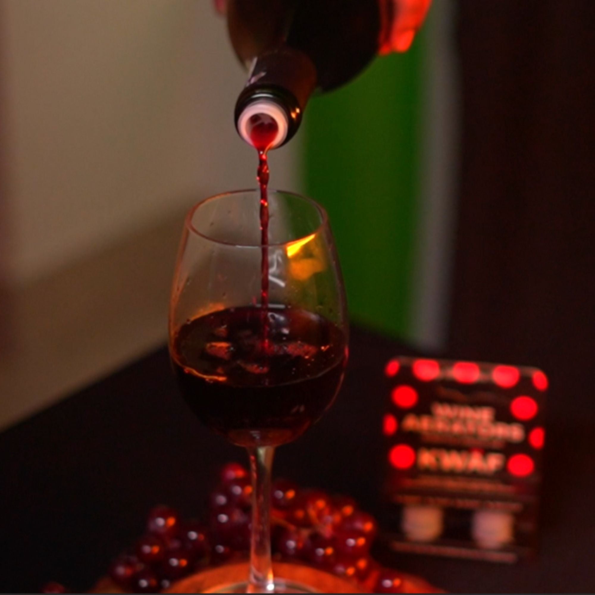 KWAF Wine Aerator Pack with 2 Single-Use Aerators - Fits All Wine Bottles