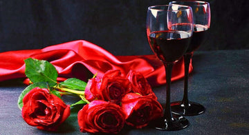 Wine and Roses_ A Perfect Blend of Elegance and Romance