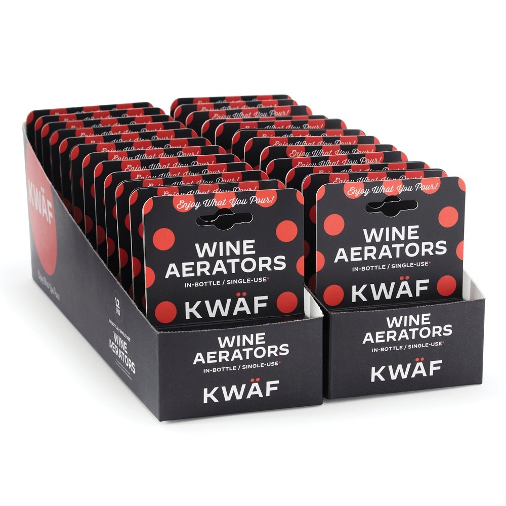 KWÄF Wine Aerators Case of 24 2-Packs ($3.50 a 2 pack)
